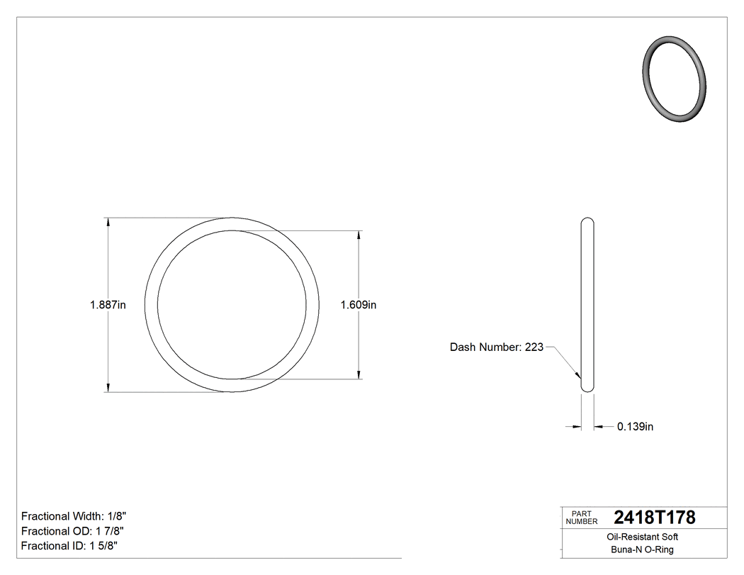 Technical drawing - 2418T178